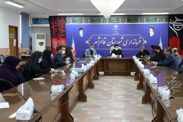 برگزاری جلسه هماهنگی مراسم روز خبرنگار در سالن جلسات فرمانداری قائم شهر
