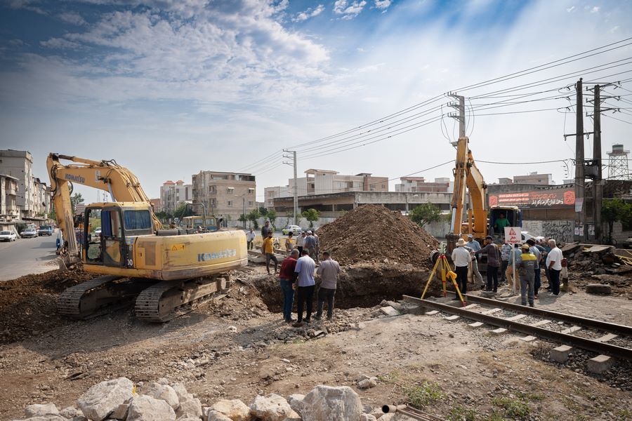 احداث مسیر عابر پیاده زیرگذر دخانیات