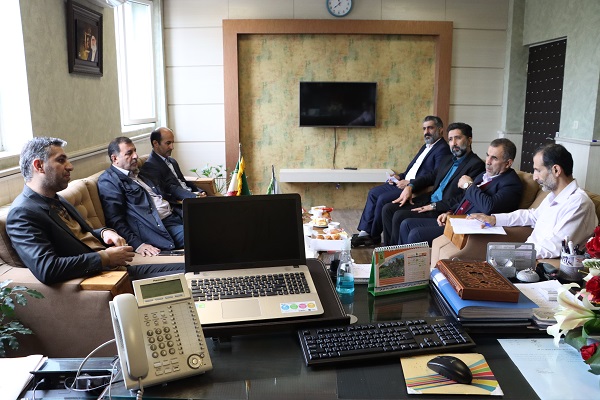 جلسه با دکتر حسینعلی محمدی شیرکلایی رئیس ستاد بحران استان