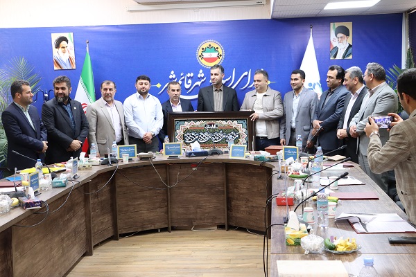 تقدیر  از مهندس شهرام داداشی مالک و مدیرعامل تیم کشتی انبوه سازان هوتن