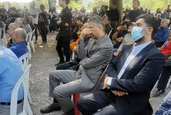 حضور مهندس کاظم علیپوردر مراسم گرامیداشت جوان ناکام مرحوم ابوالفضل نورانی