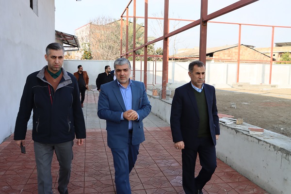 بازدید از روند اجرایی پروژه پارک هیرکانی