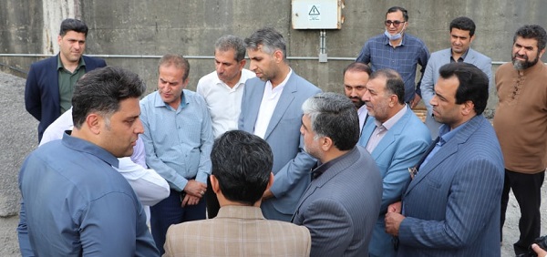 بازدید از اداره آب و فاضلاب شهرستان قائمشهر