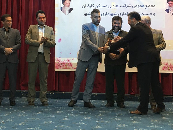 تجلیل از شهردار قائم شهر به مناسبت روز شهردار