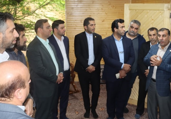 بازدید مسئول پیگیری مصوبات سفر ریاست جمهوری در وزارت گردشگری میراث فرهنگی و صنایع دستی از پارک جنگلی تلار