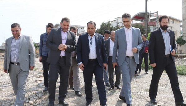 بازدید از محل احداث زیرگذر دخانیات