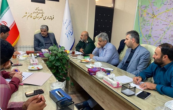 حضور مهندس علیپور شهردار قائم شهر در جلسه هماهنگی رزمایش دیدار با خانواده شهدا
