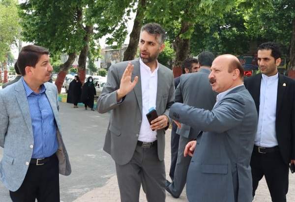 بازدید مسئول پیگیری مصوبات سفر ریاست جمهوری در وزارت گردشگری میراث فرهنگی و صنایع دستی از جاده سلامت درون شهری