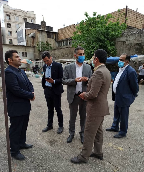 بازدید از پارکینگ خیابان امام (ره)
