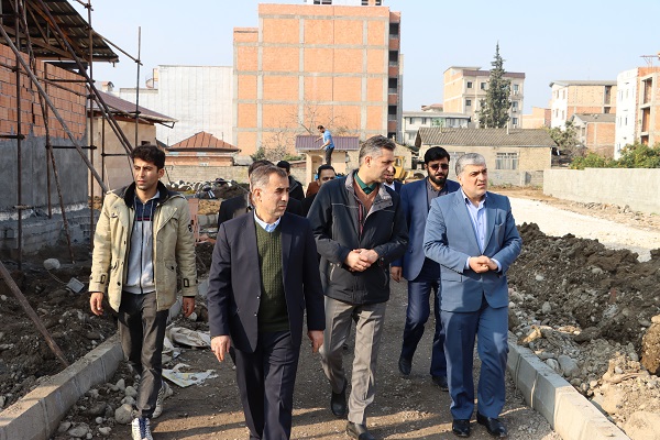 بازدید از روند اجرایی پروژه پارک خبرنگار