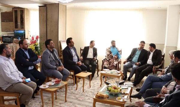 عیادت  از جناب آقای علی باقری سرپرست سازمان حمل و نقل، بار و مسافر شهرداری قائم شهر
