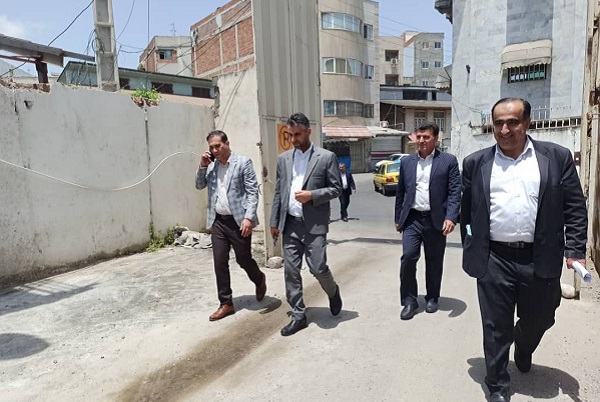 بازدید از روند تجهیز ورزشگاه شهید وطنی قائم شهر