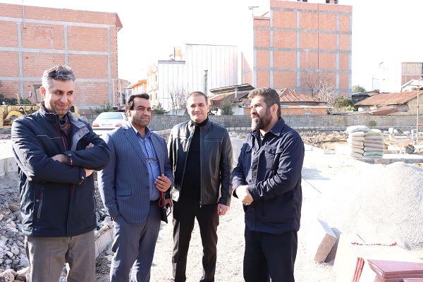 بازدید از روند اجرایی پروژه پارک خبرنگار