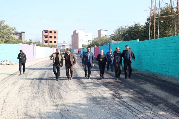 بازدید از روند اجرایی پروژه پارک محله ای هیرکانی
