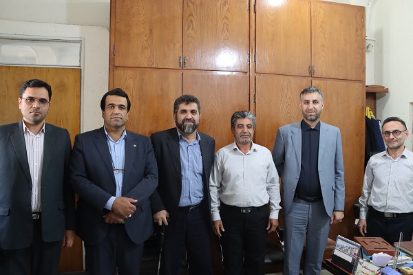 دیدار با مهندس رستگار رئیس اداره پست شهرستان قائم شهر