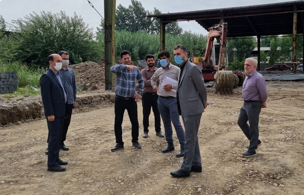 بازدید میدانی مهندس کاظم علیپور شهردار قائم شهر، به همراه معاونین از روند اجرایی پروژه پردازش زباله